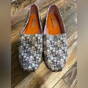 Like New Skechers BOBS Memory Foam Slip-On Shoes Size 10